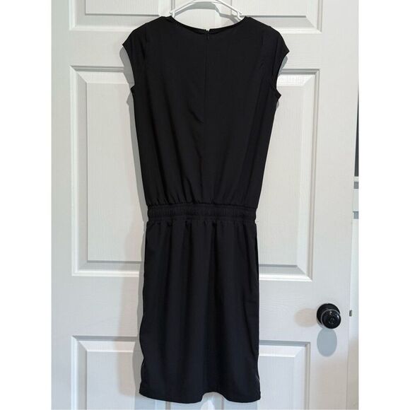 NWOT Albion Going Places Black Cap Sleeve Drawstring Waist Athletic Dress XS - Picture 14 of 16